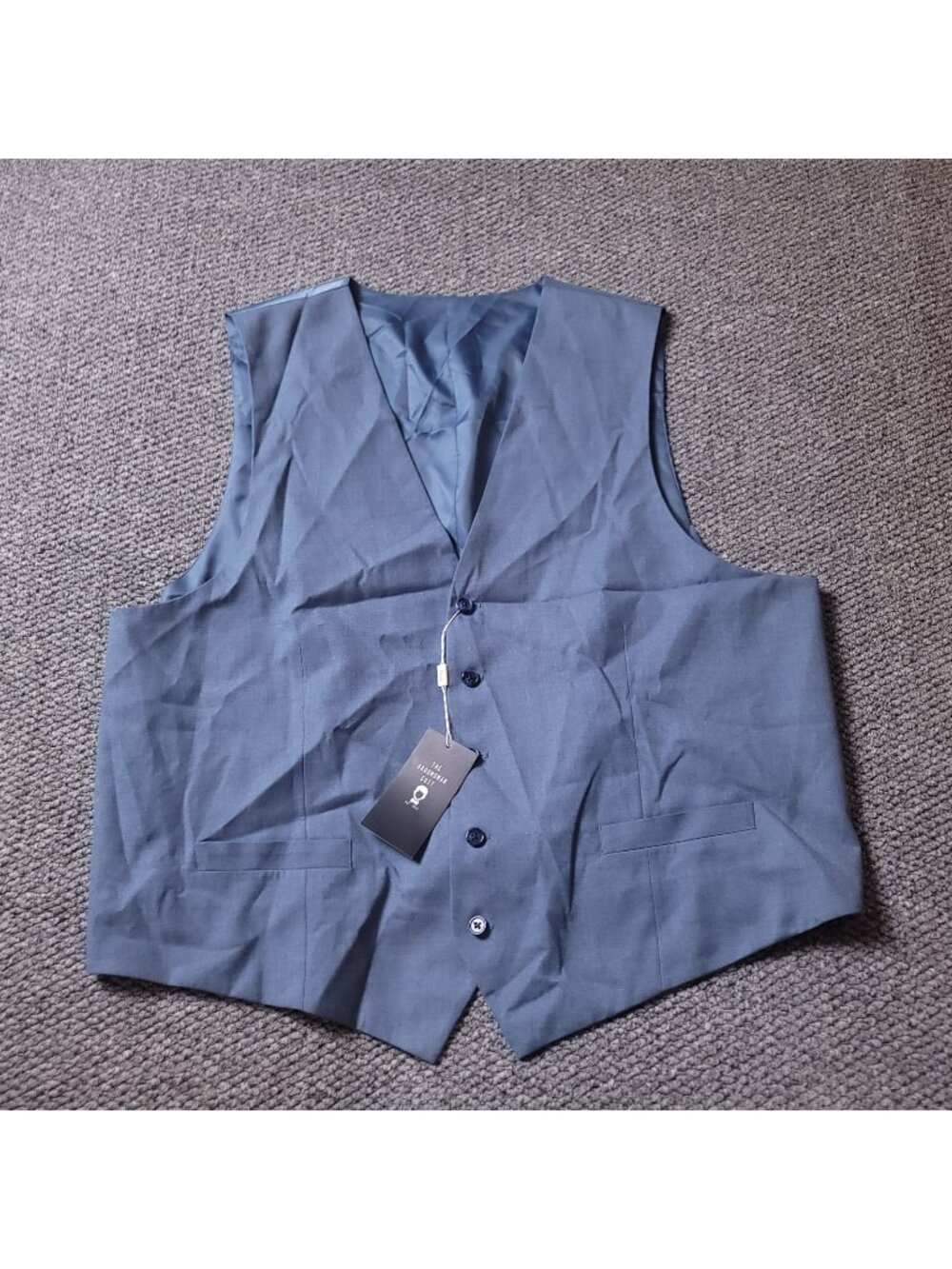 The Groomsman Suit Vest Mens 52 Light Blue Formal Supply Dress Wedding Shop